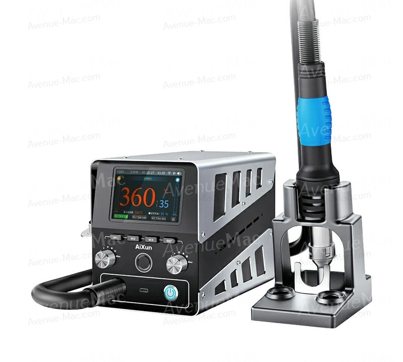 Thumbnail: AIXUN T420D / T405 SOLDERING STATION + H314 HOT AIR + P3208 PSU + HS01