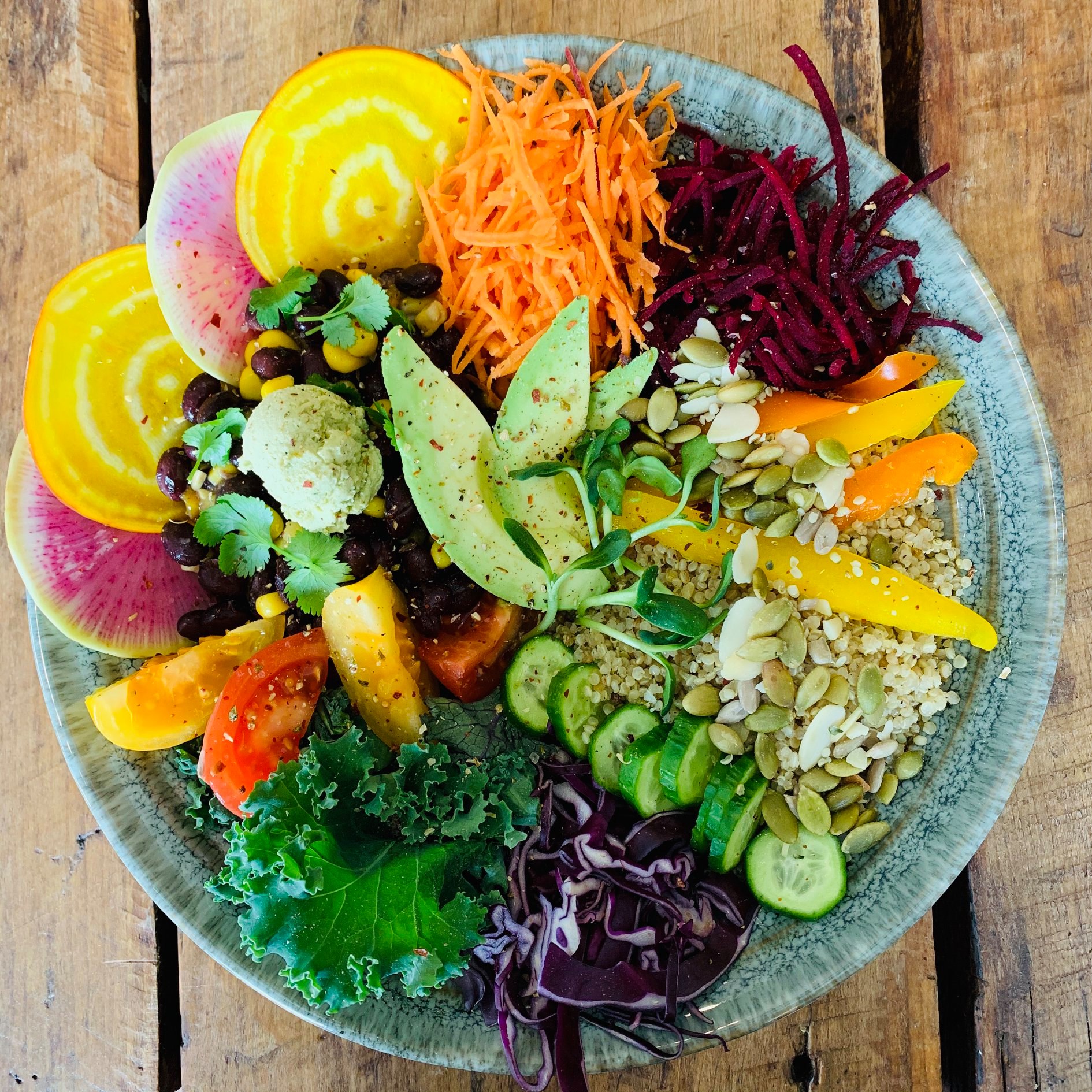 Arranged Food and Objects