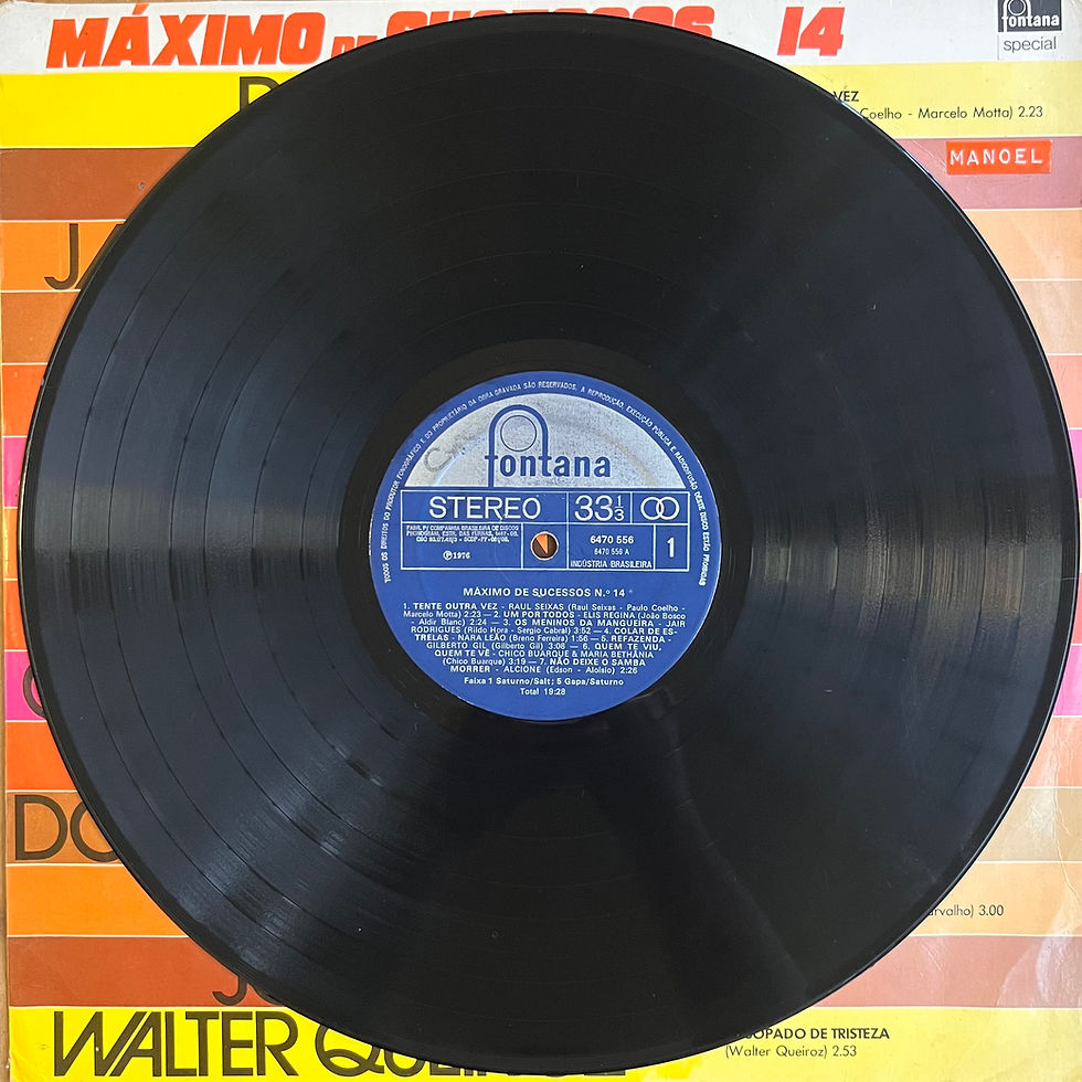 Miniatura: LP Máximo De Sucessos 14 - Fontana (1976)