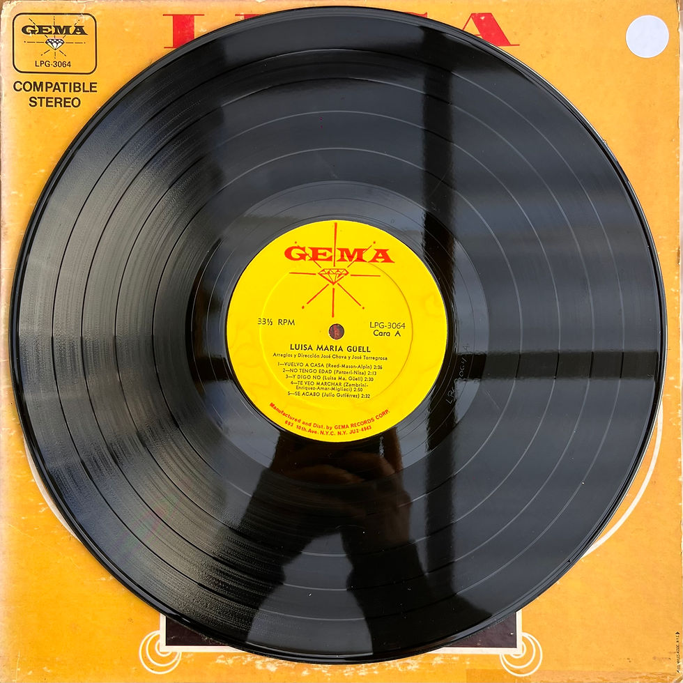 Miniatura: LP Luisa Maria Güell - Gema (1968)