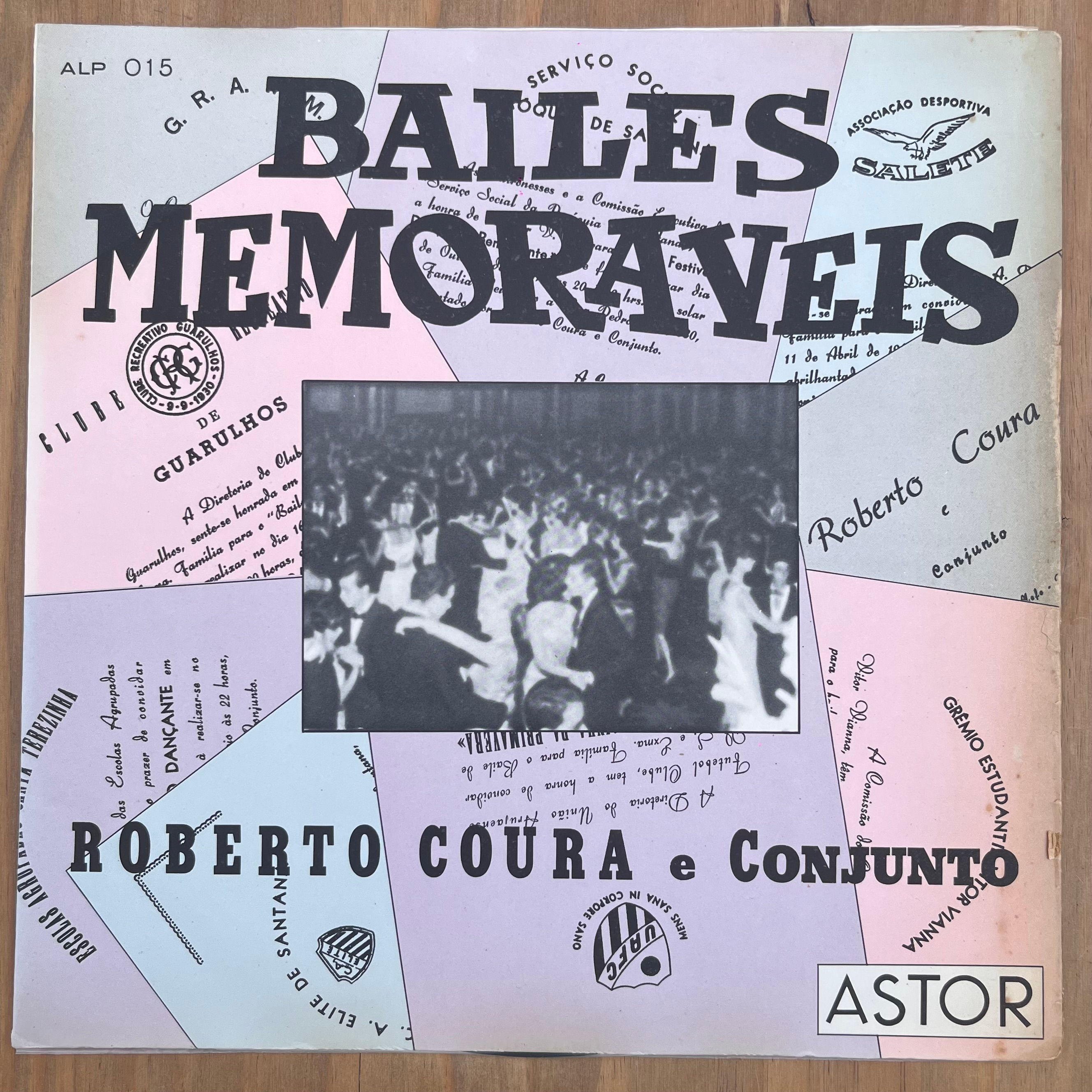 LP Roberto Coura E Conjunto - Bailes Memoráveis - Astor (1962)