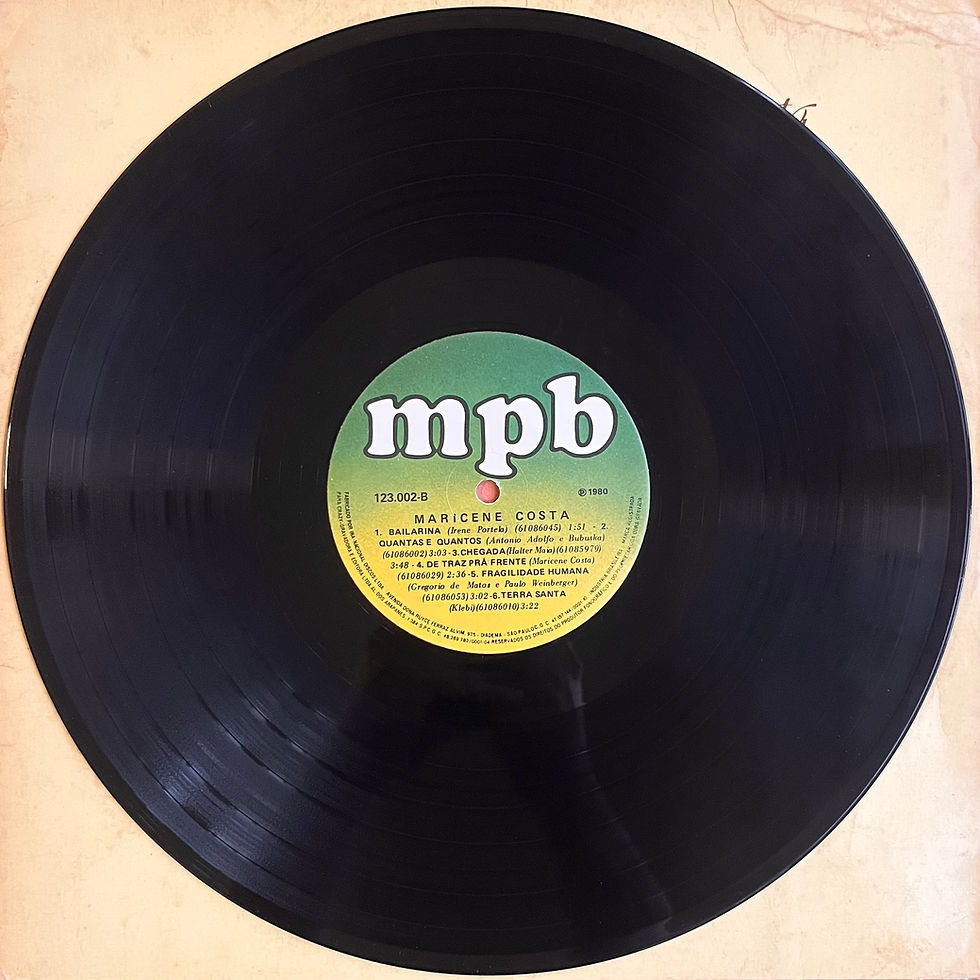 Miniatura: LP Maricene Costa - MPB / Crazy (1980)