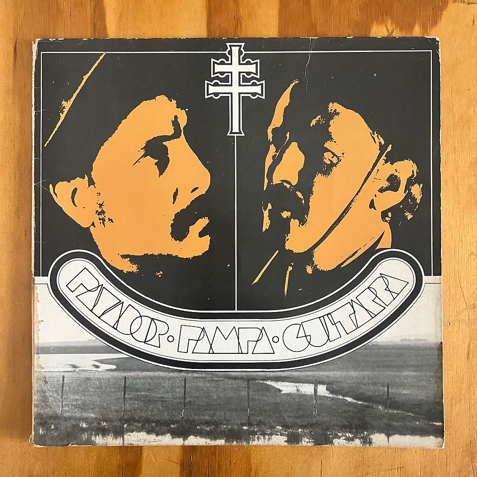 CAPA Jayme Caetano Braun e Noel Guarany - Payador Pampa Guitarra (Sem Disco)