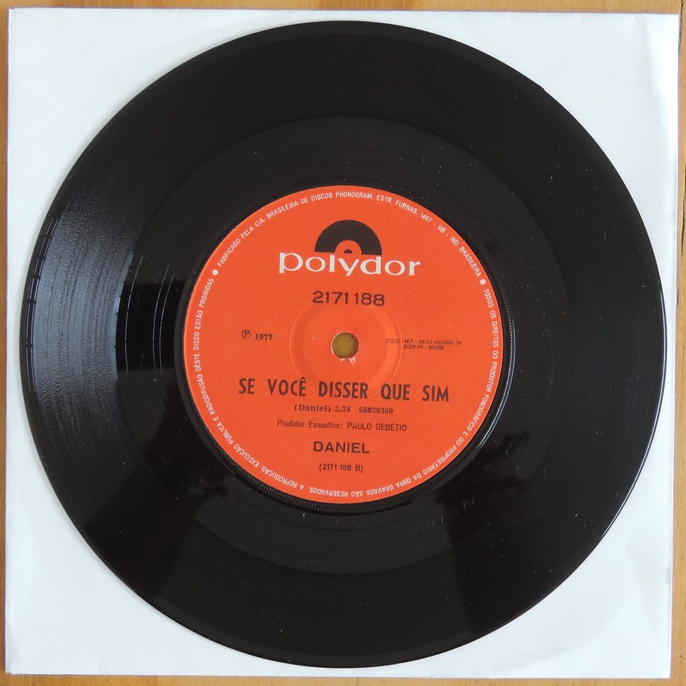 Miniatura: 7" Daniel - O Dia Em Que Eu Saí De Casa (1977)