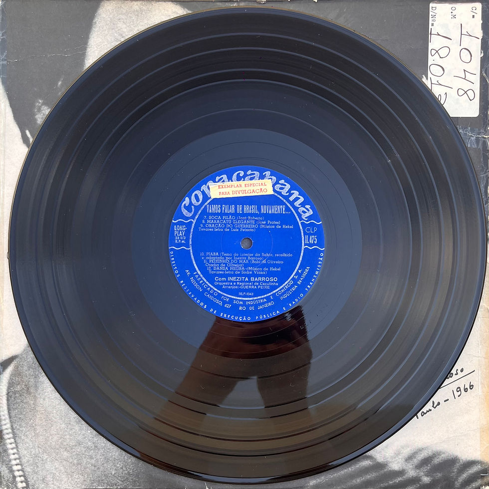 Miniatura: LP Inezita Barroso - Vamos Falar De Brasil, Novamente - Copacabana (1966) #2