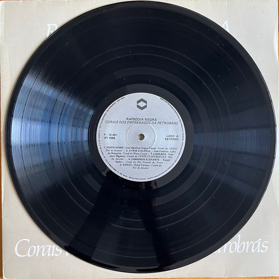 Miniatura: LP Corais Dos Empregados Da Petrobrás - Rapsódia Negra (1988)