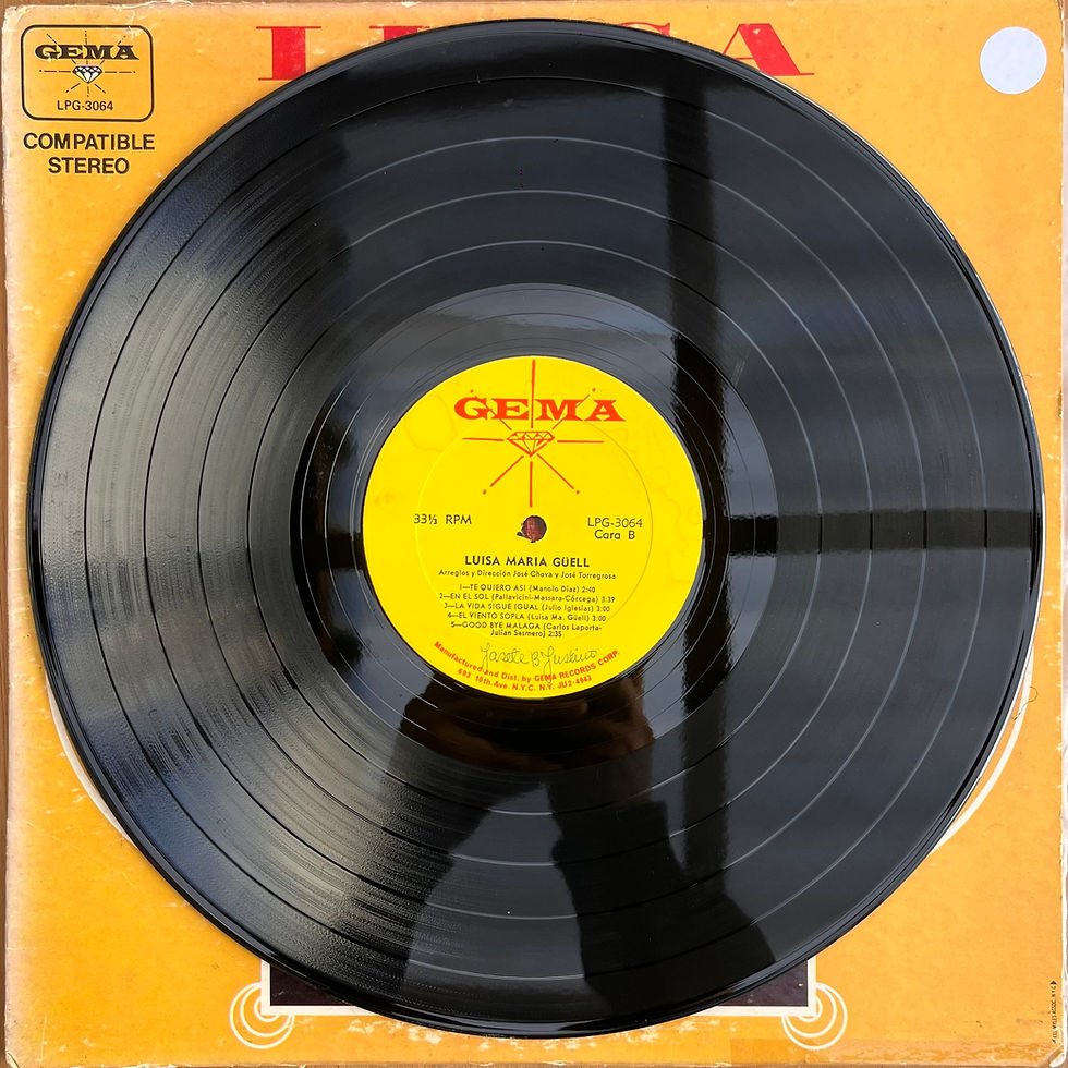 Miniatura: LP Luisa Maria Güell - Gema (1968)