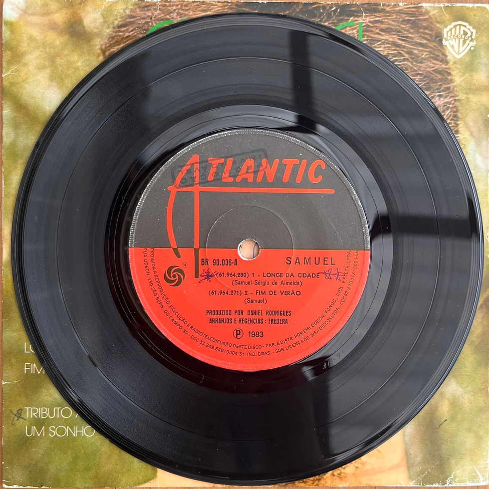 Miniatura: 7" Samuel - Longe Da Cidade - Atlantic (1983)