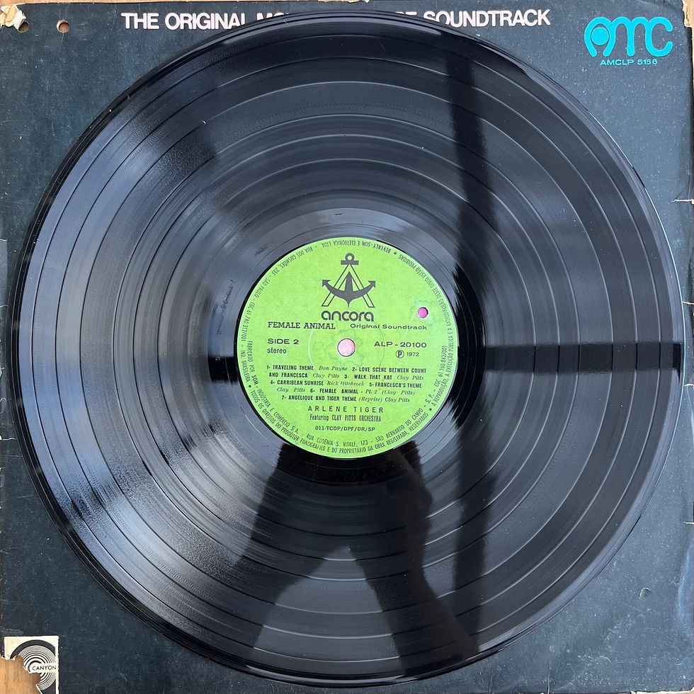 Miniatura: LP Clay Pitts Orchestra - Female Animal Original Soundtrack - Âncora (1970/1972)