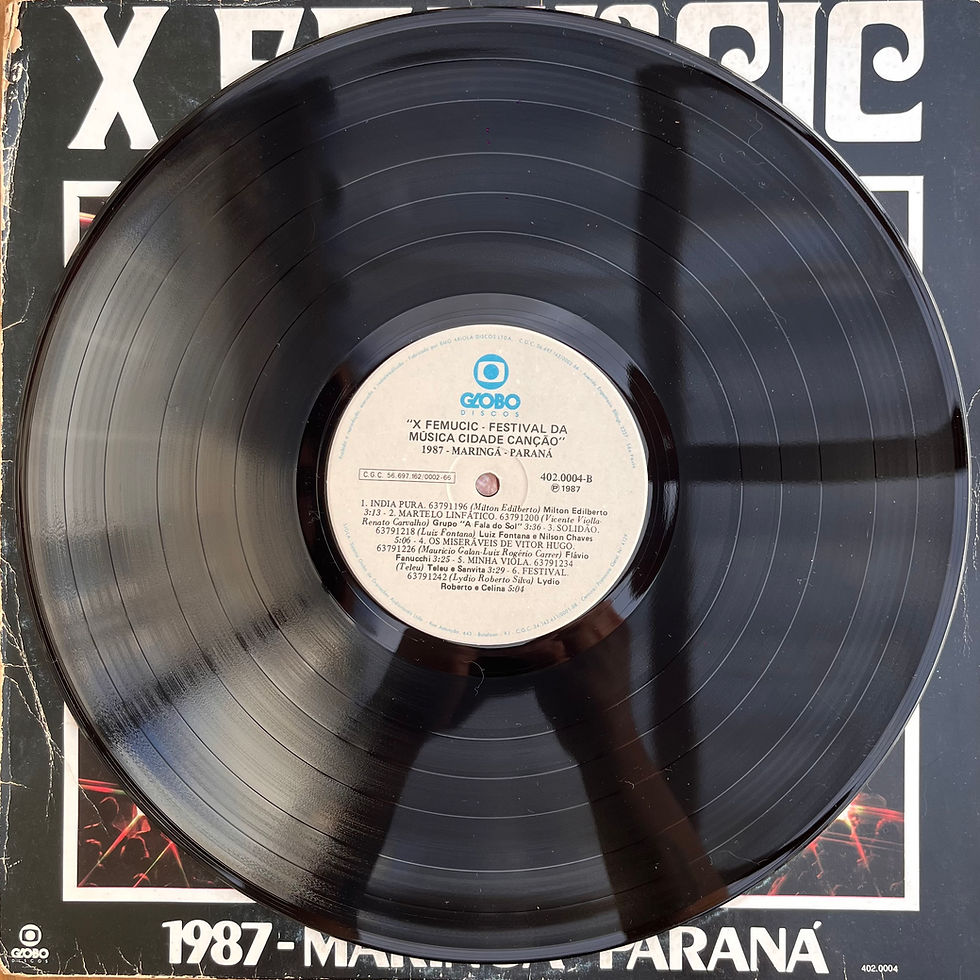 Miniatura: LP X FEMUCIC - Festival De Música Cidade Canção (1987)