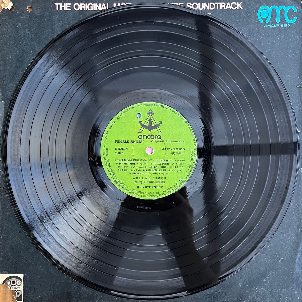 Miniatura: LP Clay Pitts Orchestra - Female Animal Original Soundtrack - Âncora (1970/1972)