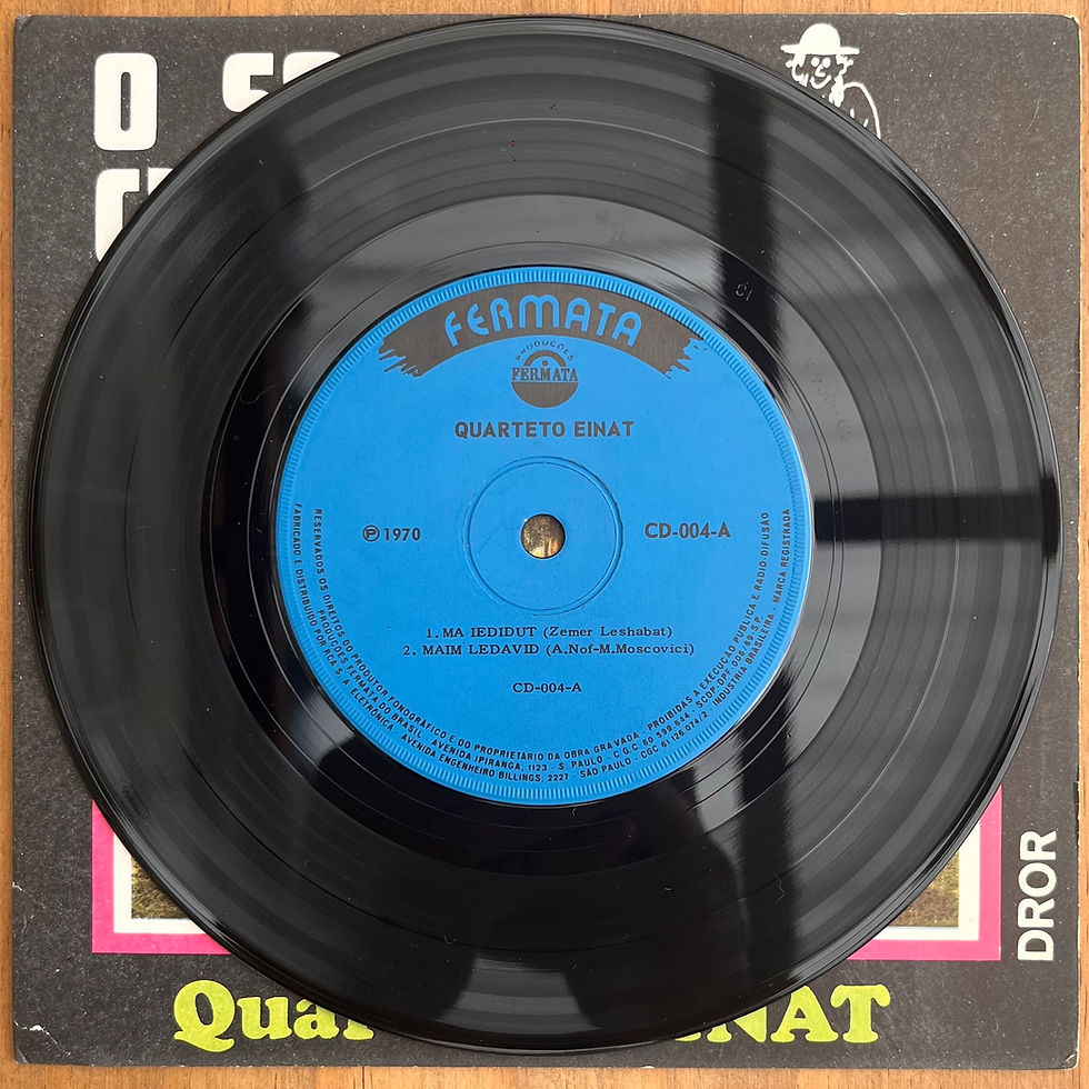 Miniatura: 7" Quarteto Einat - O Som Chassídico (1970)