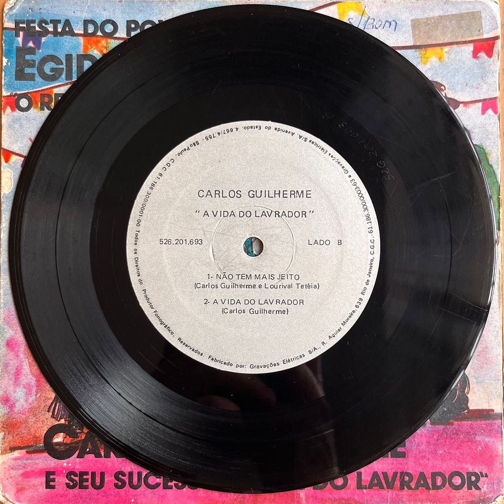 Miniatura: 7" Egidio Cardoso / Carlos Guilherme - Festa do Povo (1992)