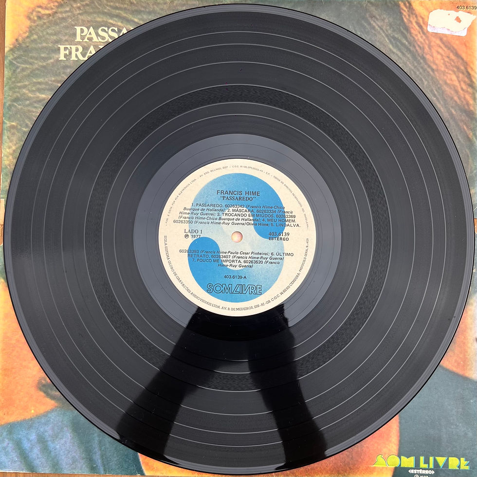 Miniatura: LP Francis Hime - Passaredo - Som Livre (1977)