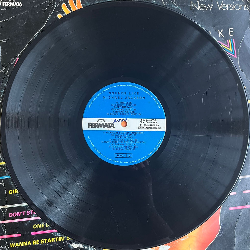 Miniatura: LP Sounds Like Michael Jackson - Fermata (1984)