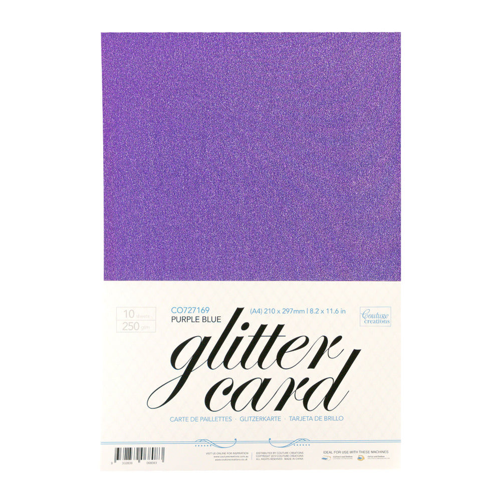 Purple Glitter Card