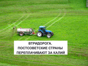 ВТРИДОРОГА. ПОСТСОВЕТСКИЕ СТРАНЫ ПЕРЕПЛАЧИВАЮТ ЗА КАЛИЙ