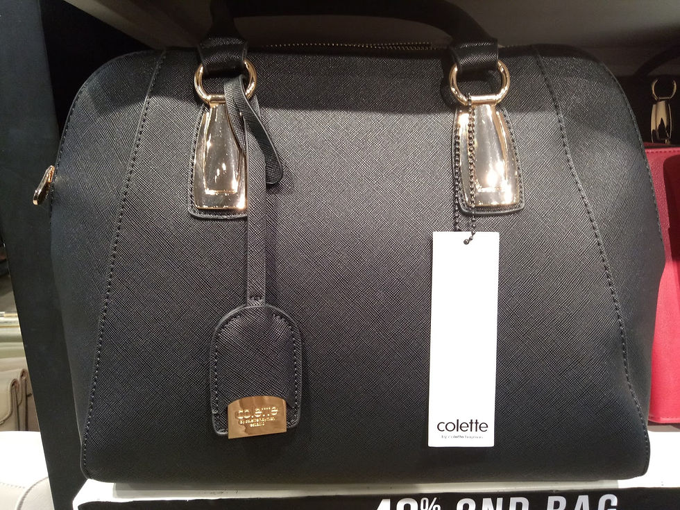 (No.01017) Colette Handbag Charcoal