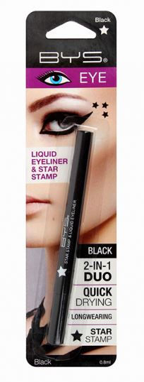 12 Liquid Eyeliner With Stamp Star