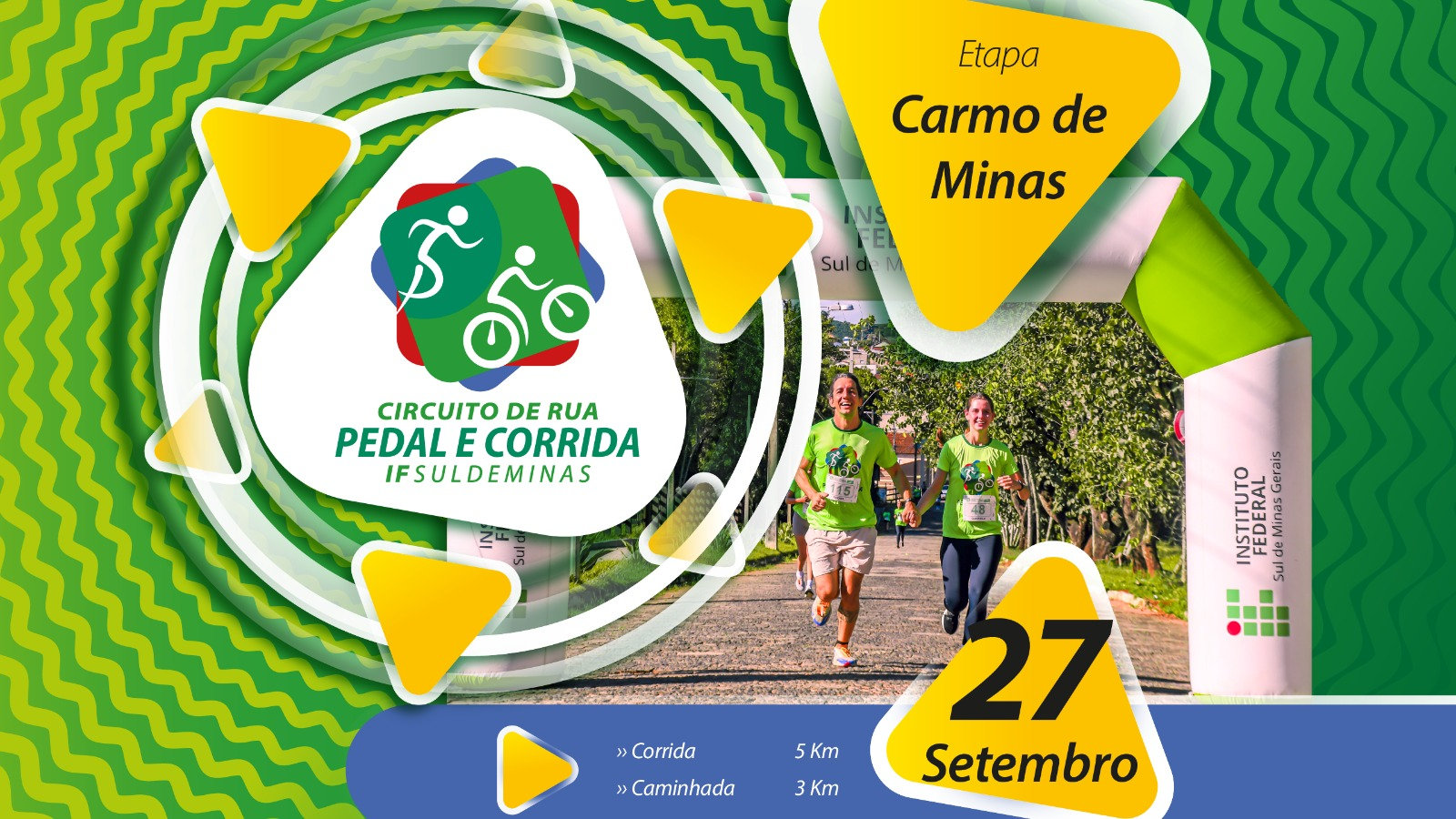 Circuito de Rua Pedal e Corrida IFSULDEMINAS - Carmo de Minas