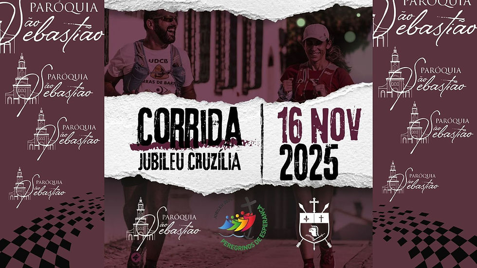 A CORRIDA “Jubileu da Paróquia de Cruzília/MG”