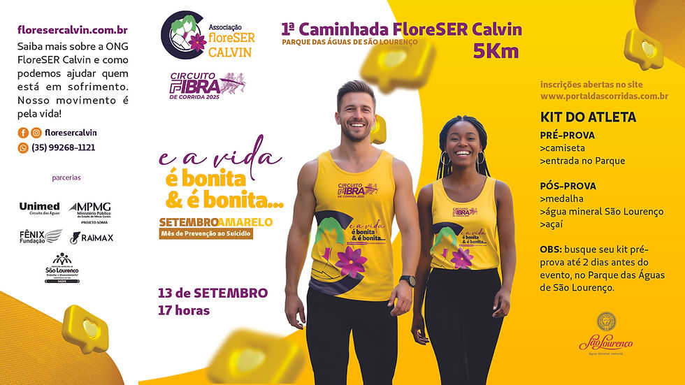 1ª CAMINHADA FLORESER CALVIN
