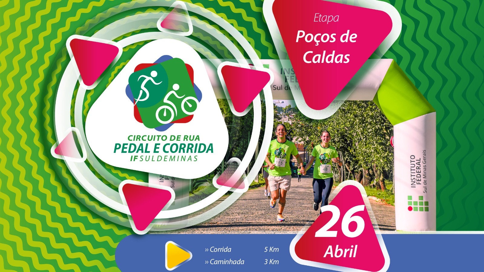 Circuito de Rua Pedal e Corrida IFSULDEMINAS - Poços de Caldas