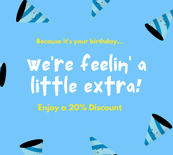 Blue Party Hat Illustrative and Colorful Birthday Social Media Post.png
