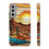Thumbnail: Desert Stained Glass Phone Case, Vibrant Desert Art, Tough Phone Cover