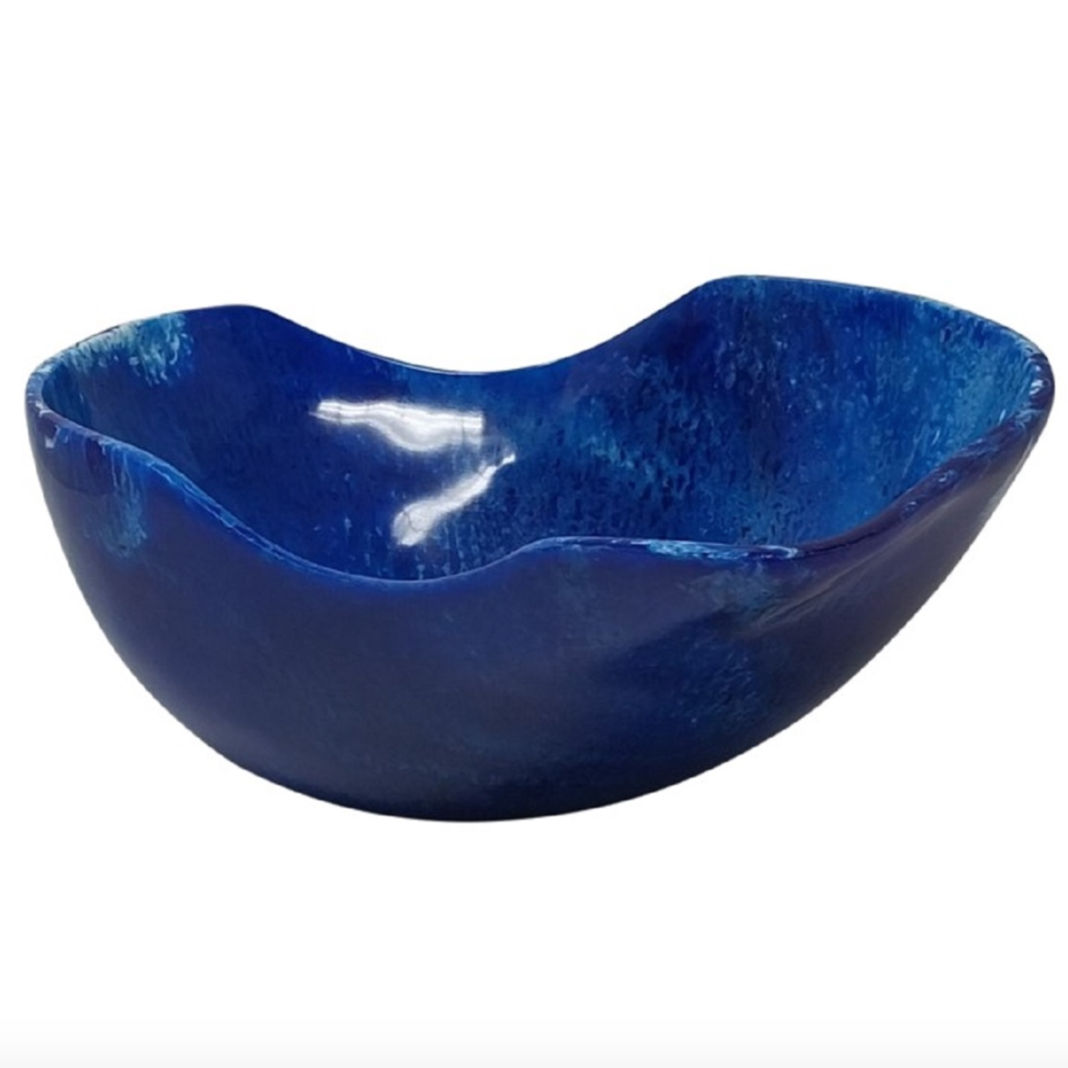 resin salad/serving bowl w/ tongs set/2