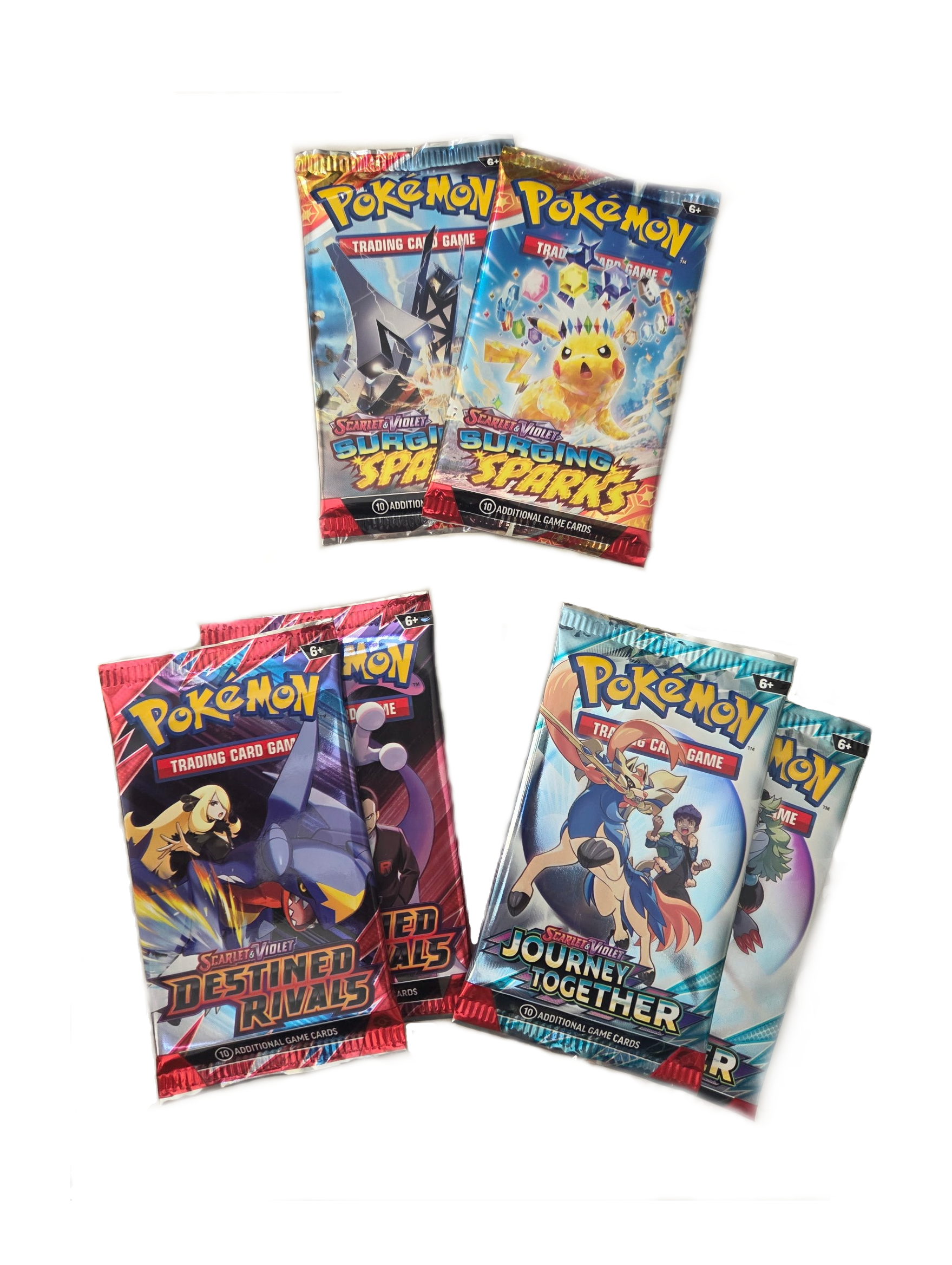 Scarlet & Violet - 6 Mixed Booster Pack Bundle