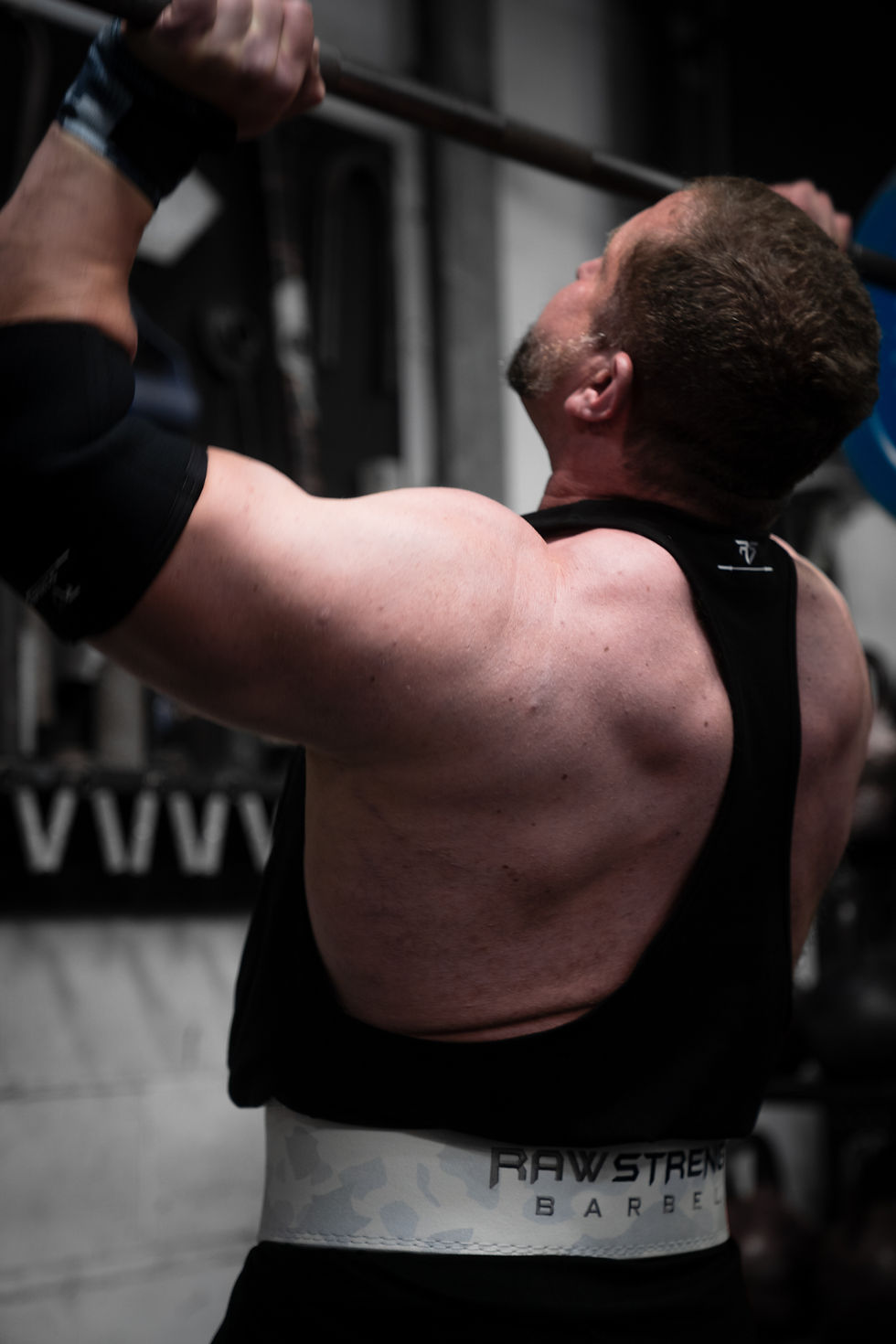 Thumbnail: RAW STRENGTH BARBELL 10MM ARCTIC WHITE CAMO LEVER BELT