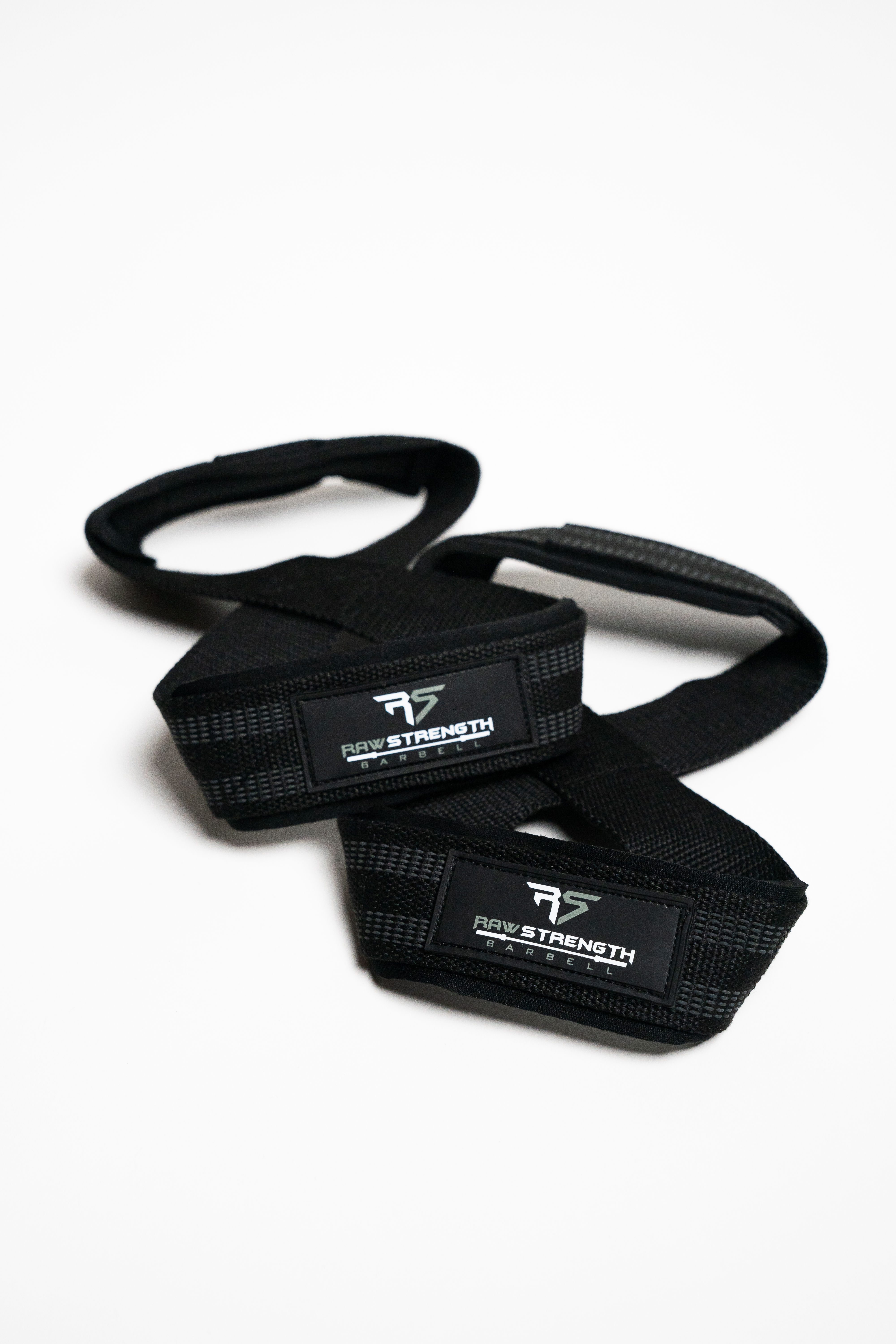 RAW STRENGTH BARBELL FIGURE OF 8 LIFTING STRAPS