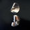 Thumbnail: Modernist Sterling Silver Earrings by London