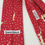 Thumbnail: Giorgio Armani Retro 1970's Red Abstract %100 Silk Tie Made in Italy