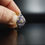 Thumbnail: Tanzanite & Diamonds 14k White Yellow Gold Ring by Danbury Mint 80's