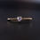 Thumbnail: Vintage Heart Shaped Amethyst 9ct Gold Bar Brooch