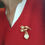 Thumbnail: Rare 9CT Gold Pearl , Garnet Rotary Brooch Watch by Sylvain Dreyfus London 1965