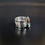 Thumbnail: 20th Century Brutalist 925 Silver / Gold Over Modular Coral / Turquoise Ring