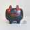 Thumbnail: Vintage Bitossi Pottery Black Red Tramonto Glaze Bulldog Aldo Londi 70's