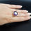 Thumbnail: Vintage 7.5ct Brilliant Alexandrite 14ct Gold Dress Ring