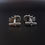 Thumbnail: Scandinavian Style Abstract Silver Oxide Modernist Cufflinks