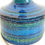 Thumbnail: Vintage Bitossi Rimini Blue Tulip Pottery Table Lamp Aldo Londi Italy 1960's