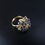 Thumbnail: Mid Century Vintage 14K 14ct Fine Sapphire Fancy Cocktail Ring High Setting