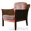 Thumbnail: Broderna Andersson Mahogany / Rosewood Cane Armchair Swedish Sweden 1970's Retro