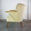 Thumbnail: German Cocktail Chairs Armchairs  Pearl Cream Velvet Vintage Wimbledon London