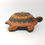 Thumbnail: Vintage Bitossi Black Red Orange Turtle Money Box By Aldo Londi