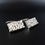 Thumbnail: Modernist Danish Hermann Siersbol Brutalist Tree Bark Sterling Silver  Cufflinks