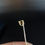 Thumbnail: Edwardian Art Deco 15ct Gold Target Seed Pearls Diamond Tie Pin In antique Case