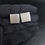 Thumbnail: Modernist  David Johanss Swedish Brushed Sterling Silver Square Cufflinks 1972